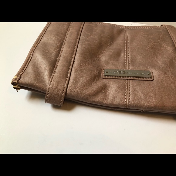 BCBGeneration Metallic Pink Envelope Clutch - Picture 3 of 8